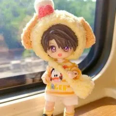 Ob11ドール　帽子　バッグ　着せ替え　ぬい活　14~15cm 2点セット