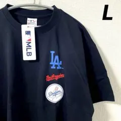 ドジャース Tシャツ 半袖　大谷翔平　ブラック　Lサイズ