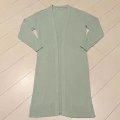 GU ロングカーディガン ライトグリーン