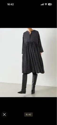 ギャザーワンピース