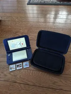 New Nintendo 3DS LL ネイビー ケース付き