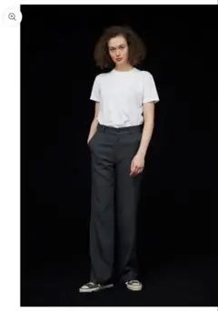 センタープレス ワイドパンツ