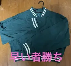 グリーン ナイロンジャケット Mサイズ