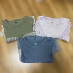 キッズ　フリル付き半袖Tシャツ 3枚　140㎝　まとめ売り
