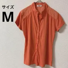 【ナチュラルビューティーベーシック】ブラウス　シャツ　カットソー　カジュアル　M