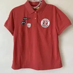 VIVA HEART 赤 ポロシャツ