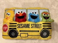 セサミストリート クッション バスデザイン