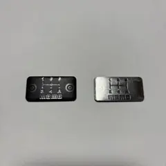 ス*オ様 MOMO シフトパターンプレート （ブラック＆シルバー） 当時物、2枚のサムネイル