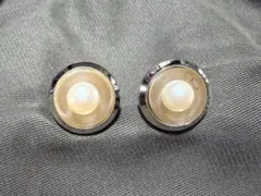 パールとシルバーのカフス ヴィンテージ