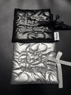 ハローキティ　シルバー　シール帳　シールバインダー　3穴