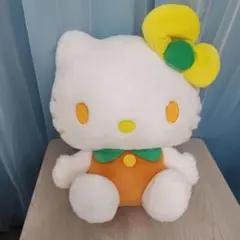 ぬいフェア♡ハローキティ 大きめ 約48cm花飾り付