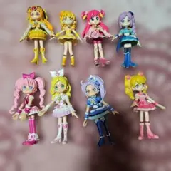 プリキュア 可動式フィギュア 8体セット