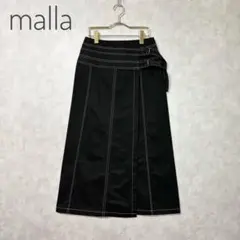malla マーラ ステッチフレアスカート　綿100%のサムネイル