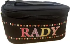 破格！Rady 未使用 ビジュー バニティポーチ　ブラック　メイクポーチのサムネイル