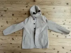 DANTON フード付きウールジャケット 36 ベージュ