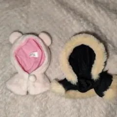 うさぎさんのケープ ピンク　ぬい服　推し活