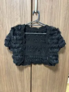 【美品】結婚式 お呼ばれに ブラックボレロ Ba・dre