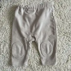 コーデュロイ ホワイトパンツ 膝当て付き