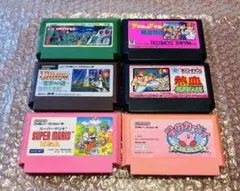 【FCソフト6本セット・任天堂・ファミコン】bat
