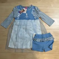 Disney Princess ワンピースとショートパンツセット 水色