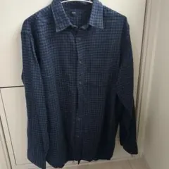 UNIQLO チェック柄 長袖シャツ XL