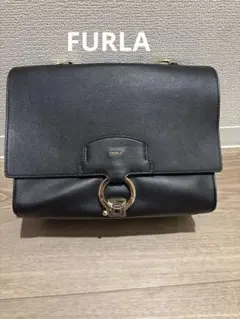 FURLA レザーショルダーバッグ ハンドバッグ