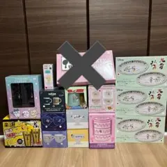 人気キャラクターの可愛い食器・雑貨セットを14点まと売り