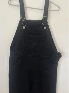 サロペット オーバーオール ブラック S