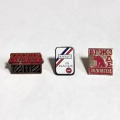 キャメル 煙草 クマ たばこ屋 トリコロール 標識 ピンズ 3点セット