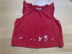 familiar ファミリア トップス レッド 80cm
