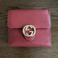 本物保証 GUCCI イタリア製ソーホーレザー 長財布 レッド 良品 - メルカリ