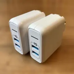 2点セット Anker 急速充電器 PowerPort 2 Elite