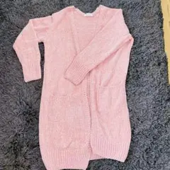 ロングカーディガン　ニットのサムネイル