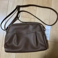 新品　未使用　しまむら　ブラウン ショルダーバッグ