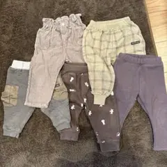 キッズ用ボトムス5点セット　春秋冬用