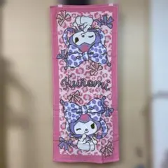 フェイスタオル♡サンリオ♡クロミ×ヒョウ柄♡ピンク