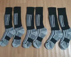 スキーソックス☆3足セット☆24-26センチ