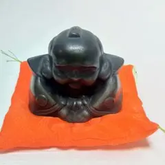 shinkichi様専用　福助　在銘　銅製　金工　金属工芸　ア12