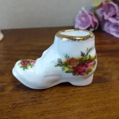 【やや訳あり】英国製 オールドカントリーローズ ミニチュアブーツ