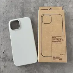 MUJI スマートフォンケース iPhone 15用 ホワイト