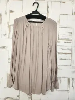 【新品・未使用タグ付き】ロペピクニック ブラウス／ベージュ／M（38）