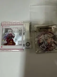 アイドルマスター イセシマスター アクリルカード 缶バッジ 四条貴音