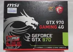 【実働品・箱付】MSI GeForce GTX 970 GAMING 4G