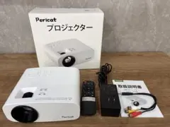 Pericat プロジェクターPJ108 本体・リモコン・取扱説明書。箱無し