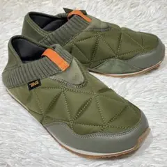 新品未使用☆Teva エンバーモック 26㎝ 緑 スリッポン スニーカー 防寒