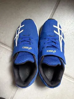 ASICS スポーツシューズ 青 22センチ