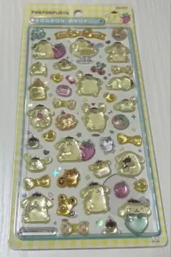【新品未開封】サンリオ　ポムポムプリン　ボンボンドロップシール