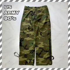 ARMY 90s ウッドランド カモ柄 ダブルニー カーゴパンツ W31-35