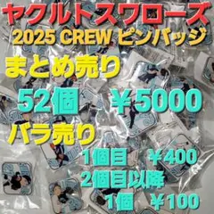 ヤクルトスワローズ　2025ピンバッジ　1個目￥300→ 2個目以降1個￥200