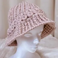 ハンドメイド＊かぎ針編み＊ニット帽＊バケットハット